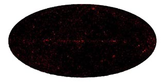 image of density at image center locations of all gamma-ray requests