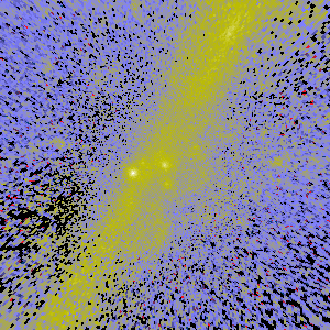 Image of the Crab and Geminga Pulsars